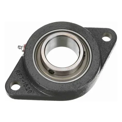767865 Browning Mounted Cast Iron Two Bolt Flange Ball Bearing, Catalog Number: VF2S-131, 1.938" - Straight Bore.