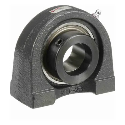 766822 Browning Mounted Cast Iron Tapped Base Pillow Block Ball Bearing, Catalog Number: VTBE-119, 1.188" Straight Bore.