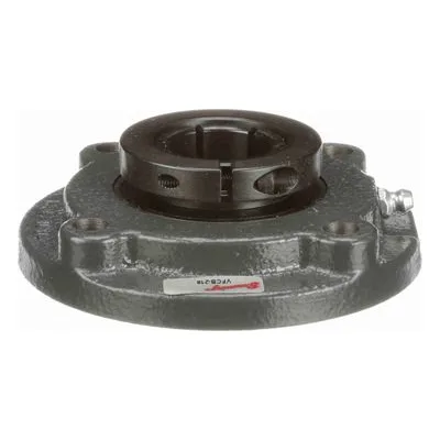 766981 Browning Mounted Cast Iron Flange Cartridge Ball Bearing, Catalog Number: VFCB-218, 1.125" - Straight Bore.