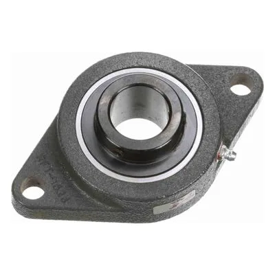 766218 Browning Mounted Cast Iron Two Bolt Flange Ball Bearing, Catalog Number: VF2S-320, 1.25" - Straight Bore.