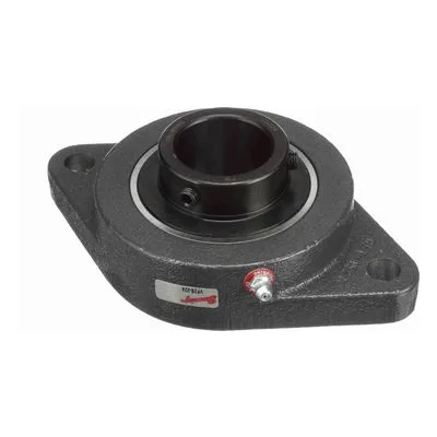 767845 Browning Mounted Cast Iron Two Bolt Flange Ball Bearing, Catalog Number: VF2S-224, 1.5" (38.1mm) - Straight Bore.