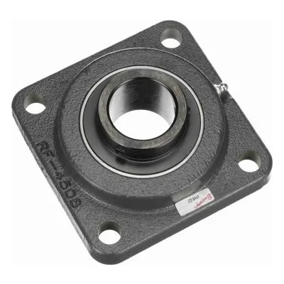 767417 Browning Mounted Cast Iron Four Bolt Flange Ball Bearing, Catalog Number: VF4S-227, 1.688" - Straight Bore.