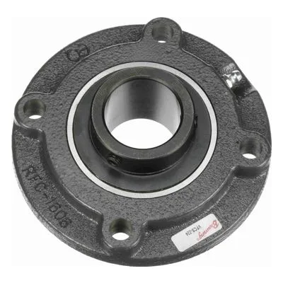 767153 Browning Mounted Cast Iron Flange Cartridge Ball Bearing, Catalog Number: VFCS-222, 1.375" - Straight Bore.