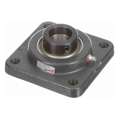 767302 Browning Mounted Cast Iron Four Bolt Flange Ball Bearing, Catalog Number: VF4E-118, 1.125" - Straight Bore.