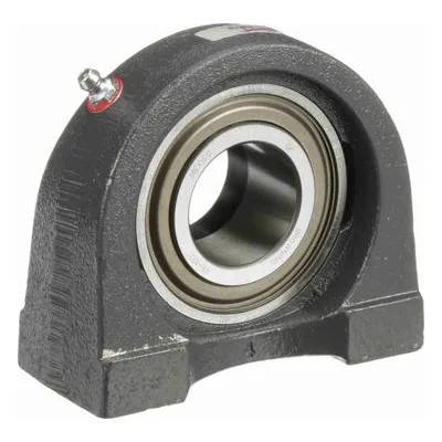 766825 Browning Mounted Cast Iron Tapped Base Pillow Block Ball Bearing, Catalog Number: VTBE-122, 1.375" Straight Bore.