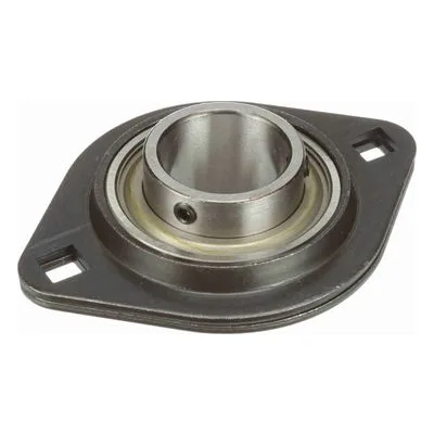 766787 Browning Mounted Stamped Steel Two Bolt Flange Ball Bearing, Catalog Number: SSF2S-120S, 1.25" - Straight Bore.