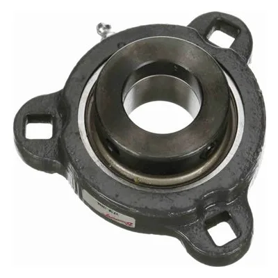 767792 Browning Mounted Ductile Iron Three Bolt Flange Ball Bearing, Catalog Number: VF3E-120M, 1.25" - Straight Bore.