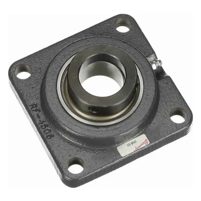 767338 Browning Mounted Cast Iron Four Bolt Flange Ball Bearing, Catalog Number: VF4E-123, 1.438" - Straight Bore.