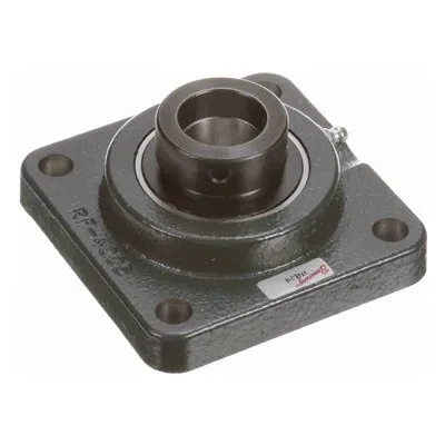 767367 Browning Mounted Cast Iron Four Bolt Flange Ball Bearing, Catalog Number: VF4E-218, 1.125" - Straight Bore.
