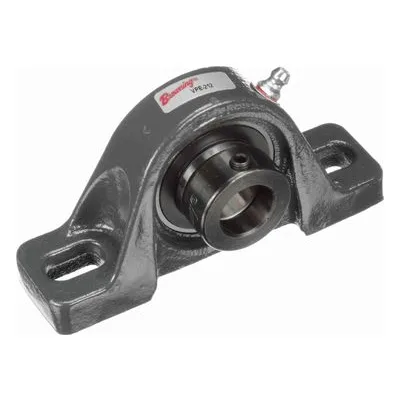 767884 Browning Mounted Cast Iron Two Bolt Pillow Block Ball Bearing, Catalog Number: VPE-208, 0.5" - Straight Bore.