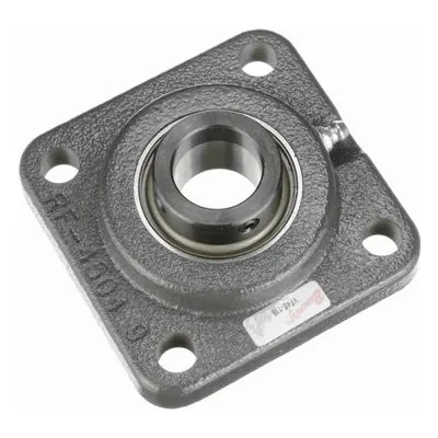 767770 Browning Mounted Cast Iron Four Bolt Flange Ball Bearing, Catalog Number: VF4E-115, 0.938" - Straight Bore.
