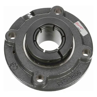 766999 Browning Mounted Cast Iron Flange Cartridge Ball Bearing, Catalog Number: VFCB-323, 1.438" - Straight Bore.