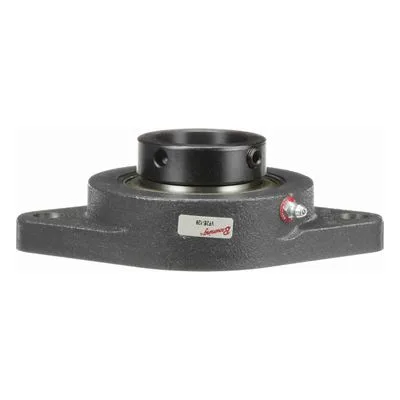 767871 Browning Mounted Cast Iron Two Bolt Flange Ball Bearing, Catalog Number: VF2E-128, 1.75" - Straight Bore.