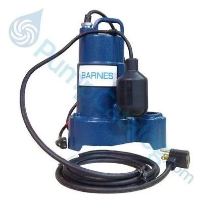 Barnes Pumps SP33A 1/2" Spherical Solids Handling Submersible Effluent Sewage Pump Part Number 112549
