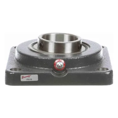 767962 Browning Mounted Cast Iron Four Bolt Flange Ball Bearing, Catalog Number: VF4S-135, 2.188" - Straight Bore.