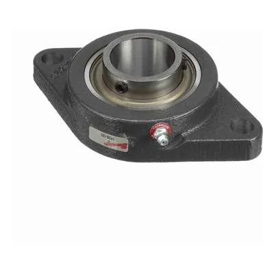 767754 Browning Mounted Cast Iron Two Bolt Flange Ball Bearing, Catalog Number: VF2S-123, 1.438" - Straight Bore.