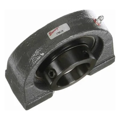 764892 Browning Mounted Cast Iron Tapped Base Pillow Block Ball Bearing, Catalog Number: VTBE-228, 1.75" Straight Bore.
