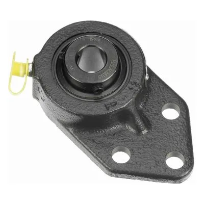 FB-10 Sealmaster 701231 Mounted Cast Iron Three Bolt Flange Bracket Ball Bearing 0.625" Straight Bore, by Regal Rexnord