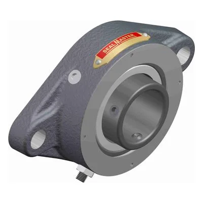 HFT-19 Sealmaster 701197 Mounted Cast Iron Two Bolt Flange Furnace Ball Bearing 1.1875" Straight Bore, by Regal Rexnord