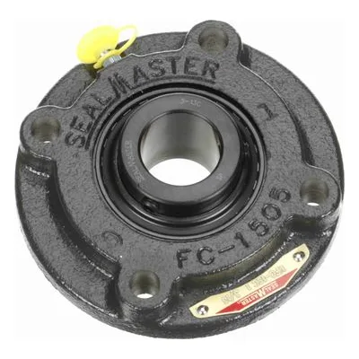 MFC-19C Sealmaster 704137 Mounted Cast Iron Flange Cartridge Ball Bearing 1.1875" (Straight Bore), by Regal Rexnord.