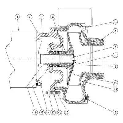 Burks Series DF6-2-1/2 Parts Diagram