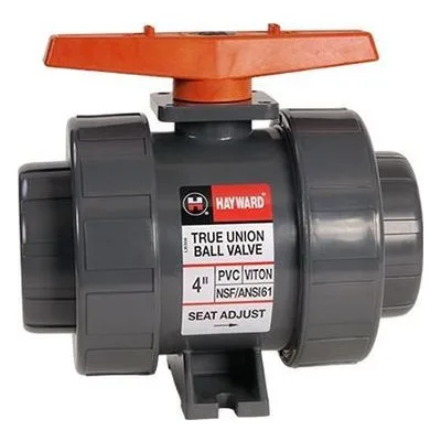 Hayward Flow Control TB2250T, 2-1/2" CPVC True Union Ball Valve w/FPM o-rings; threaded end connections