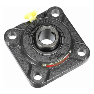 SF-14 Sealmaster 700438 Mounted Cast Iron Four Bolt Flange Ball Bearing 0.875" Straight Bore, by Regal Rexnord.