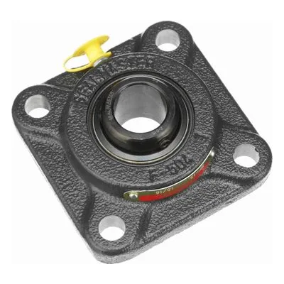 SF-15 Sealmaster 700439 Mounted Cast Iron Four Bolt Flange Ball Bearing 0.9375" Straight Bore, by Regal Rexnord.
