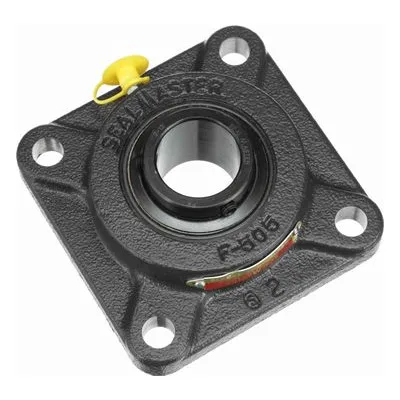 SF-19 Sealmaster 700443 Mounted Cast Iron Four Bolt Flange Ball Bearing 1.1875" Straight Bore, by Regal Rexnord.