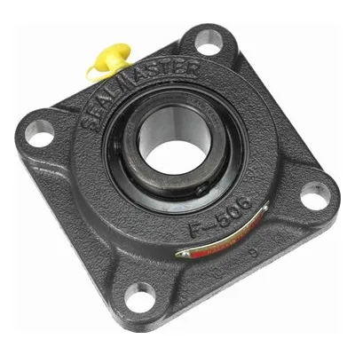 SF-20 Sealmaster 700445 Mounted Cast Iron Four Bolt Flange Ball Bearing 1.25" Straight Bore, by Regal Rexnord.