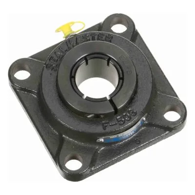 SF-207TMC Sealmaster 704125 Mounted Cast Iron Four Bolt Flange Ball Bearing 35mm Straight Bore, by Regal Rexnord.