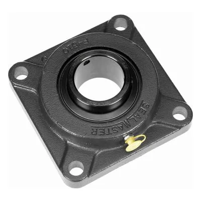 SF-34 Sealmaster 700459 Mounted Cast Iron Four Bolt Flange Ball Bearing 2.125" Straight Bore, by Regal Rexnord.
