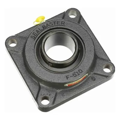 SF-35 Sealmaster 700460 Mounted Cast Iron Four Bolt Flange Ball Bearing 2.1875" Straight Bore, by Regal Rexnord.
