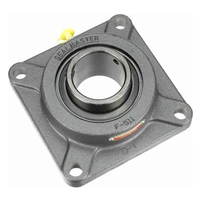 SF-38 Sealmaster 700462 Mounted Cast Iron Four Bolt Flange Ball Bearing 2.375" Straight Bore, by Regal Rexnord.