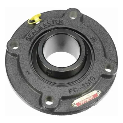 SFC-36 Sealmaster 700524 Mounted Cast Iron Flange Cartridge Ball Bearing 2.25" Straight Bore, by Regal Rexnord.