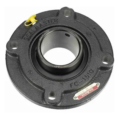 SFC-39 Sealmaster 700526 Mounted Cast Iron Flange Cartridge Ball Bearing 2.4375" Straight Bore, by Regal Rexnord.
