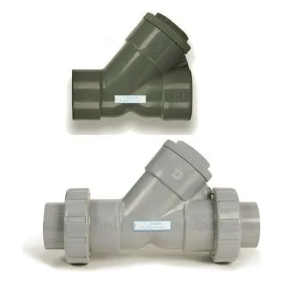 Hayward Flow Control YC20250FE, 2-1/2" CPVC Y-Check Valve w/EPDM o-ring seat and seal; flanged end connections