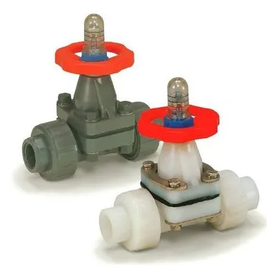 Hayward Flow Control DAB1007UEE, 3/4" PVC Diaphragm Valve w/EPDM Diaphragm; EPDM Seals; socket/threaded end connections