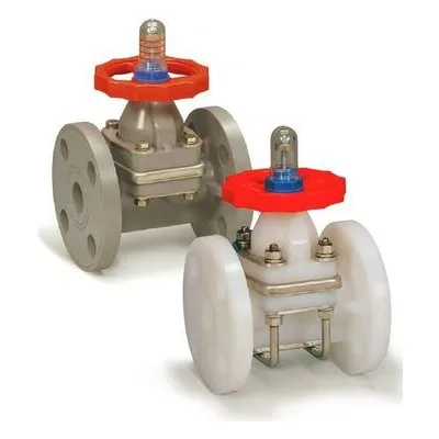 Hayward Flow Control DAB1007FEK, 3/4" PVC Diaphragm Valve w/EPDM Diaphragm; flanged end connections