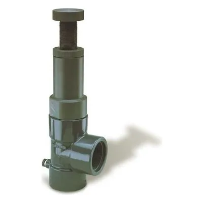 Hayward Flow Control RV1050T, 1/2" PVC Pressure Relief Valves w/FPM seals; threaded end connections