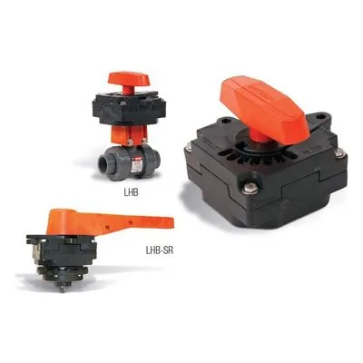 Hayward Flow Control EAUTB105STE, Actuated 1/2" PVC TU Ball Valve w/EPDM seals, socket/threaded ends, 115 VAC EAU Actuator w/one termiN/Al strip & aux. limit switch included
