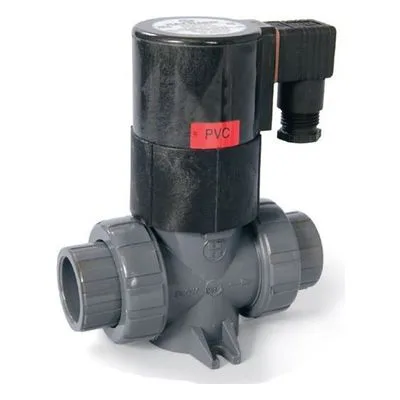 Hayward Flow Control SV20075STV, 3/4" CPVC TU Solenoid Valve w/FPM Seals