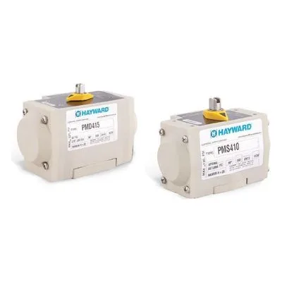 Hayward Flow Control PMS15, PMS15 Model Actuator, Air-to-Spring, Rack and Pinion Design fits 1/2" - 2" TB Series /  1/2" -1-1/2" TW & LA Series