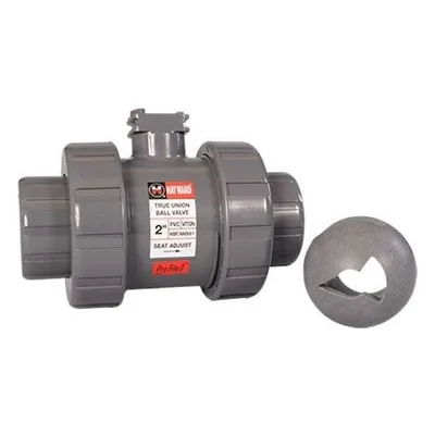 Hayward Flow Control HCCV1050FE, 1/2" PVC Profile2 Control Ball Valve w/EPDM o-rings, flanged ends