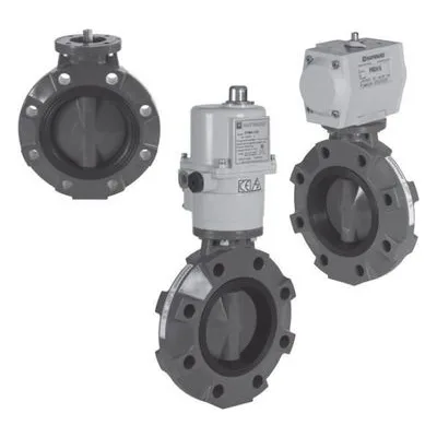 Hayward Flow Control BYV11020A0EK000, 2" Butterfly Valve w/PVC Body; PVC Disc; EPDM liner & seals; actuation ready