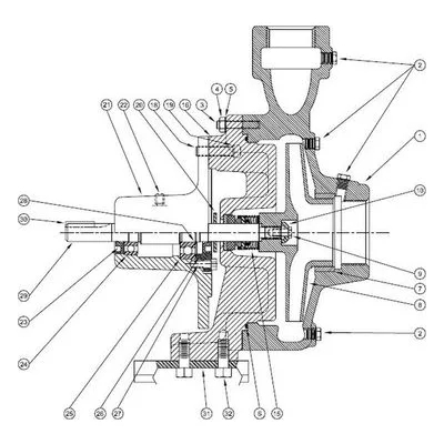 Burks Series GNA6-1-1/2 Parts Diagram