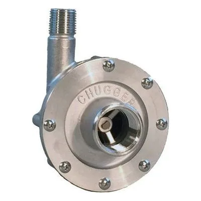 CHUGGER MAX 316 STAINLESS STEEL PUMP REPLACEMENT HEAD CENTER INLET 1"INLET X 1 1/2" OUTLET