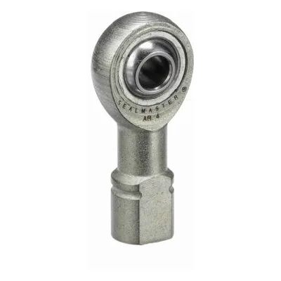 AR 4 Sealmaster 1450400000 Female Rod End Bearing, Three-Piece Rod End Carbon Steel Race, 0.25" Bore, by Regal Rexnord.