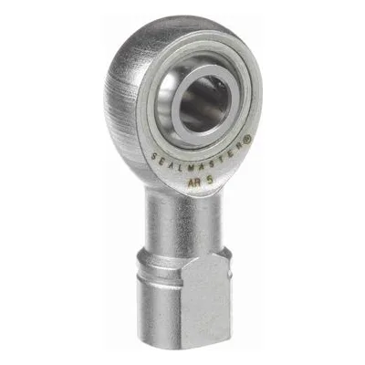 AR 5 Sealmaster 1450500000 Female Rod End Bearing, Three-Piece Rod End Carbon Steel Race, 0.3125" Bore, by Regal Rexnord