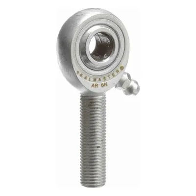 AR 6N Sealmaster 1450601000 Female Rod End Bearing, 3-Piece Greaseable Carbon Steel Race, 0.375" Bore, by Regal Rexnord